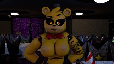 cute sexy golden freddy