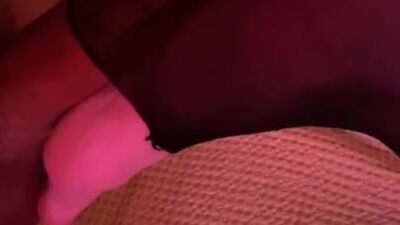 Lovely wifes feet fucked