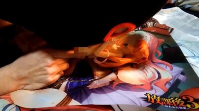 エヴァアスカ水着フィギュアを全裸にしてクンニ&キス&おっぱい舐めまわし【キモオタクの喘ぎ声あり】