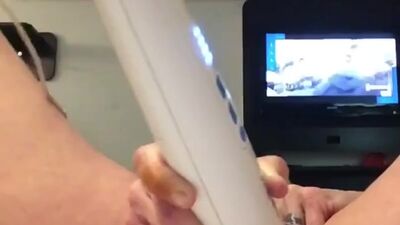 Soccer mom home alone and had to cum 2hot