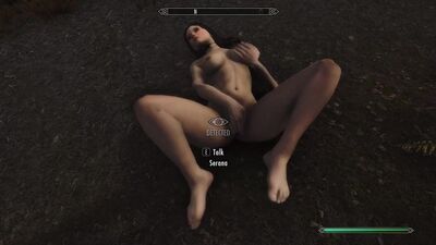 Skyrim - Serana Pussy Rubbing and Fingering
