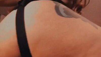 Goth Girl Strapon Tease