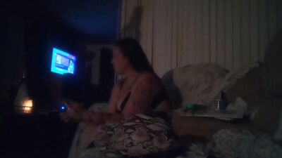 I Let Perverted Roommate Record Me Playing Video Games In My Bra and Panties Playing Video Games