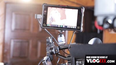 BTS Of Aidra Fox's Sensual Massage And Sex Scene