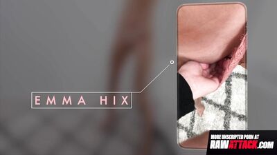 Emma Hix Receives A Double Creampie In Split POV