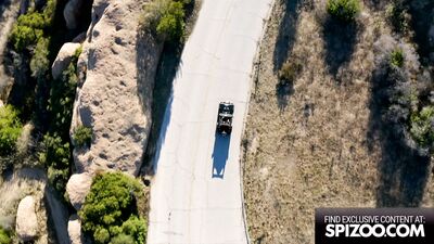 Hitchhiking Cutie Blake Blossom Gets Her Tits Covered With Huge Load