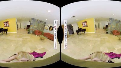 Lucky neighbor gets to fuck the deep throat queen Sarah Vandella who's hungry for cock