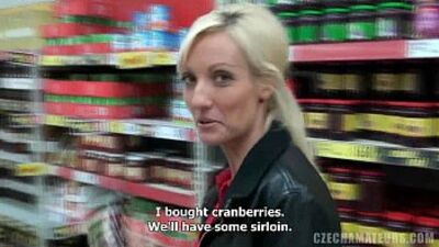 Authentic Czech POV with Marketa & Zbynek - Blonde bombshells get off in hot cumshots