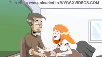 Watch Depraved Girls students go wild with anime & doggystyle in their skirt!