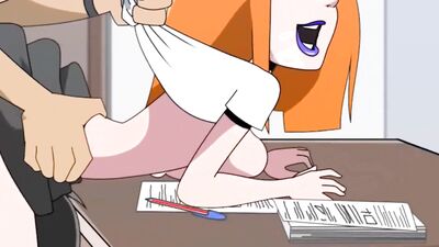 Watch Depraved Girls students go wild with anime & doggystyle in their skirt!