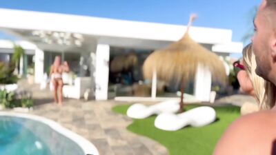 French blonde MILF Miss Alice Wild takes her best friend's hubby's hard cock in her first anal creampie video