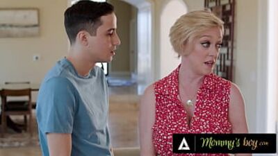 Dee Williams, the busty stepmom, lets her stepson pound her hard to show him how to handle a hard cock