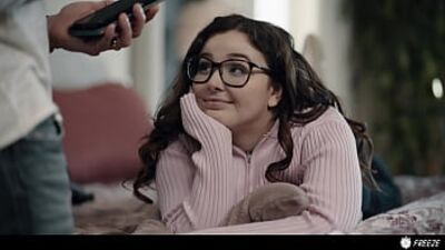 Ryan Driller gives her stepdaughter the ultimate orgasm experience with his chubby cock and risky pussy play