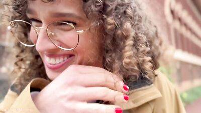 Stepmom VibewithMommy fucks stepsons friend on Jewish field trip with a trimmed pussy POV