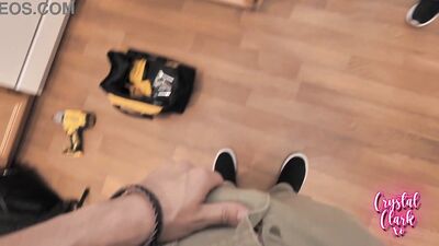 Jay Romero gets her step-family off with a hot, dirty handjob & riding