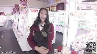 I made a mess while playing in my school uniform.