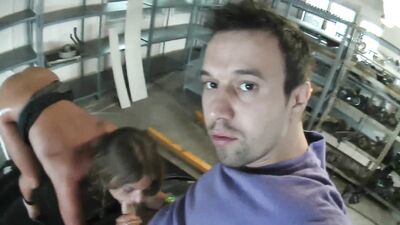 Sexy Susi fucked in the garage - HD